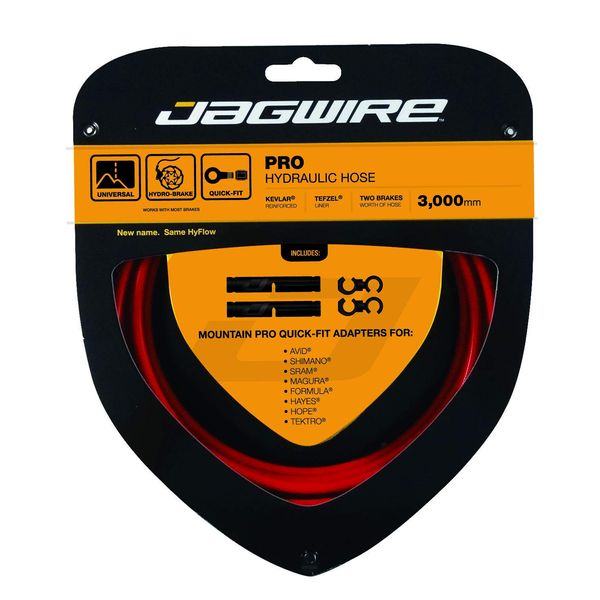 Jagwire Mountain Pro Hydraulic Hose Kit (Hyflow), Red