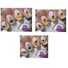 Halloween Cats in Pumpkins Nail Art Decals