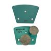 9 Pack Trapezoidal Grinding Disc for Bolt on Grinders Medium Concrete 120 Grit
