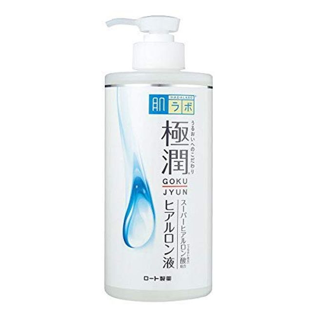 MP (Rohto Pharmaceutical) Hadalabo Gokujun Hyaluronic Liquid, Large Capacity Pump Type, 13.5 fl oz (400 ml) / (Set of 2)