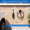 EVify EV Charger Holder - EV Type 2 Wall Bracket - Resistant stainless steel cable holder