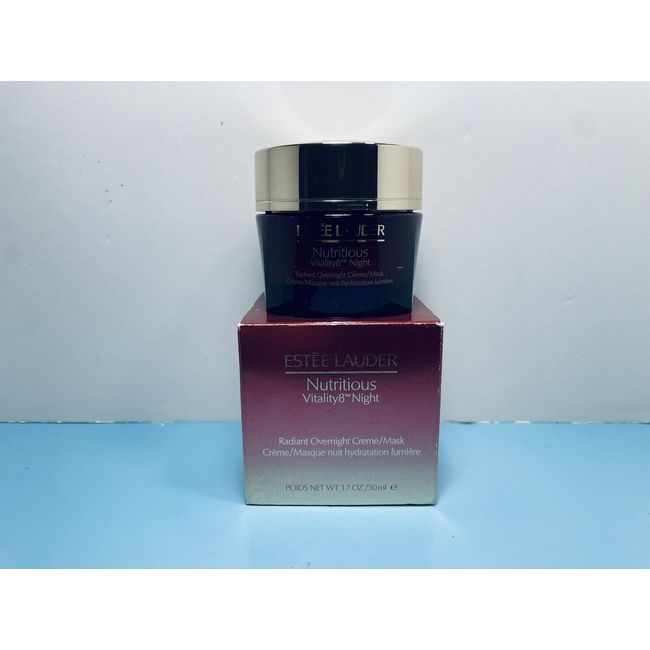 ESTEE LAUDER - NUTRITIOUS NIGHT - RADIANT OVERNIGHT CREME/MASK - 1.7 OZ - BOXED