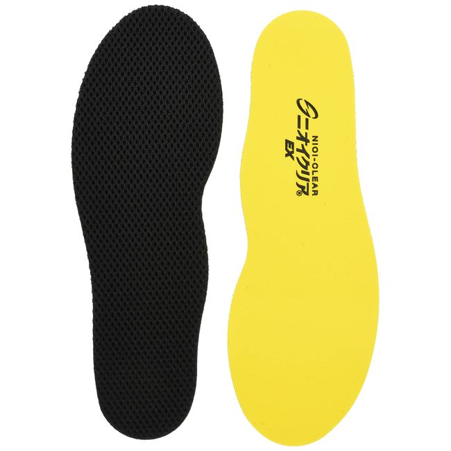 Cocos Nobuoka G-114 Insoles, Odor Clear Insoles, Shock Absorption, Deodorizing, Compatible Dimensions: 8.3 - 11.0 inches (21 - 28 cm), One Size Fits Most, Black