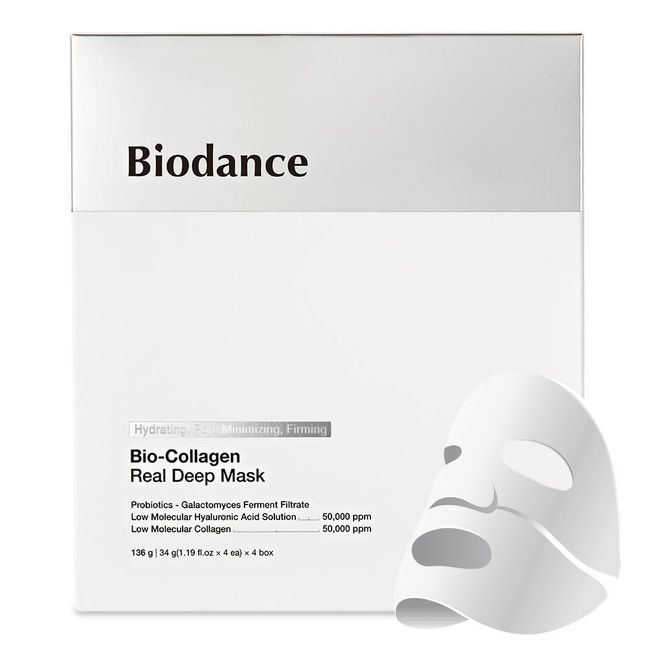 BIODANCE Bio-Collagen Deep Hydrating Overnight Mask, Pore Minimizing, Elasticity Improvement, 34g x16ea