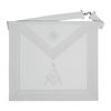 MASONIC HUB Master Mason Blue Lodge Apron - Machine Embroidered with Compass and Square