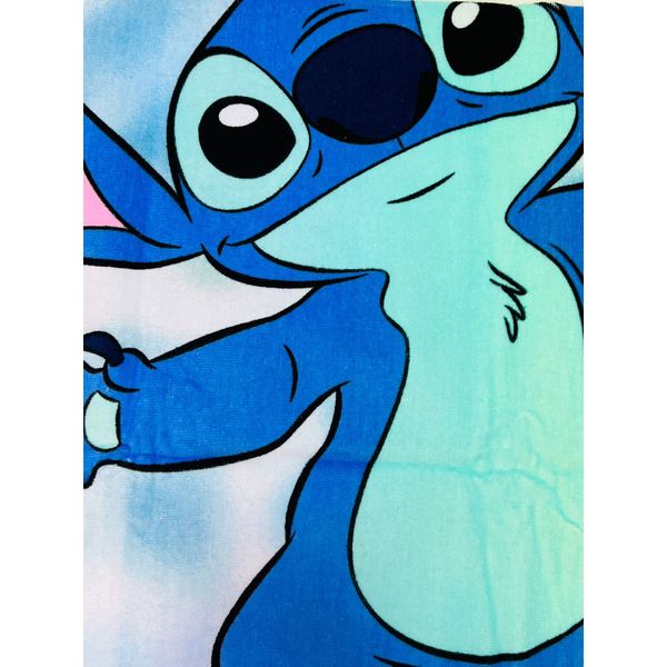 Divas World Lilo & Stitch Beach Bath Towel Kids Pool Children's Bath Sheets Soft Super Travel Holiday Body Wrap Cotton Summer Classic Bathroom Daily Use Gift