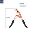 Inge Eyelash Curler with 5 Replacement Pads Lash Curler Eye Lash Curler Lash Lifter - Ergonomic Design Fitting all Eye Shapes no Pinching - Rose Gold