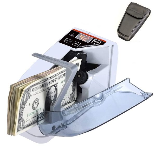 Money Counter Cosdio Portable Money Counter Mini Bill Cash Counting Machine Handy Suitable for Multi-Currency Handy Banknote Counter