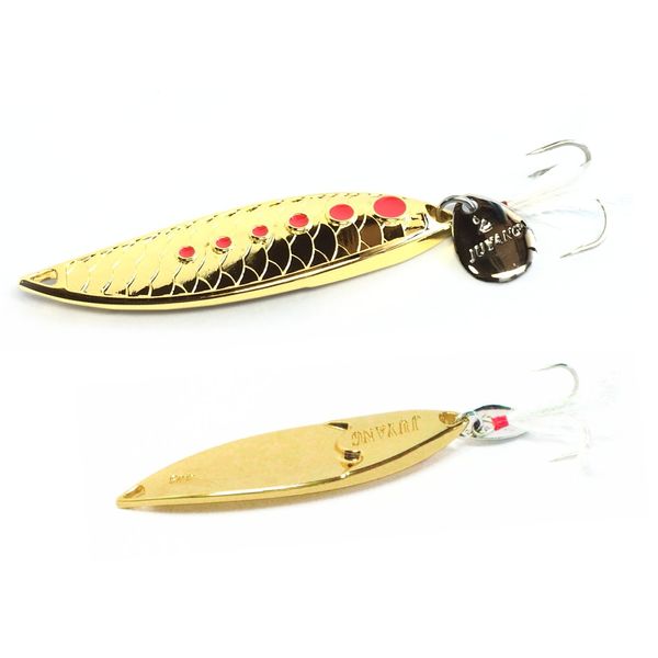 Heavy Spoons Scale Leech Scale Reach (Gold, 40g) [ Lure, Blue Fish Sea Bass, Hollywood, Blacktail, Fishing, Salt Spoon]