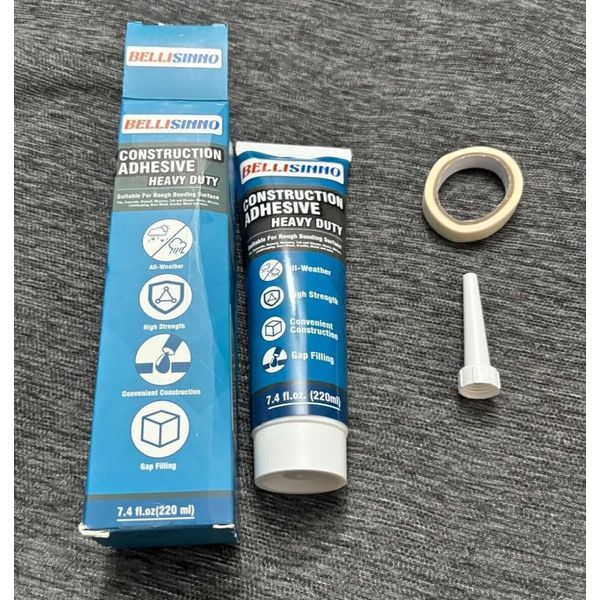 Construction Adhesive Heavy Duty, Cement Glue for Concrete, Tile, Cement, Floor