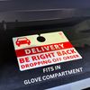 JOEZZY Delivery Driver Car Sign – Picking Up & Dropping Off Orders
