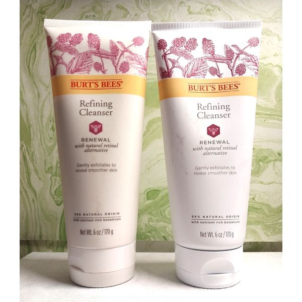 2X - Burt's Bees Refining Cleanser w/Natural Retinol Alternative 6oz
