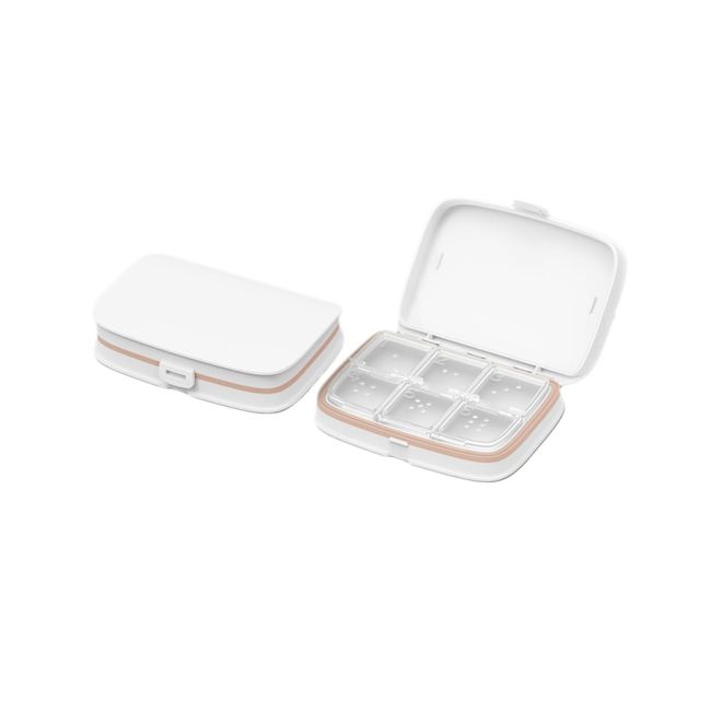 NUOLUX 1pcs Box Mini Pill Box Travel Medicine Kit Medicine Box Portable Pill Storage Kit Small Pill Box Week White Carry Po
