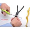 Trimz Adjustable Invisible Zip, Grey, 60cm