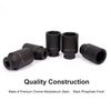 1/2-Inch Drive Deep Spindle Axle Nut Impact Socket Set Cr-Mo 6-Point 1/2"