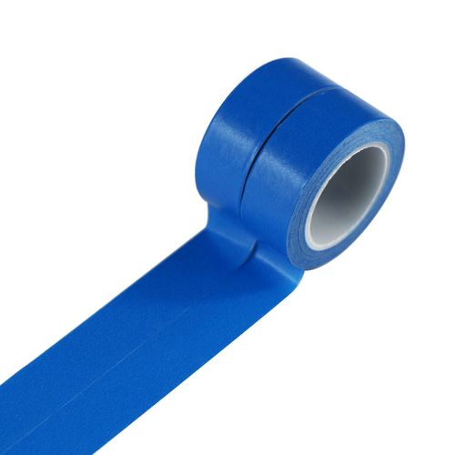 UOOOM 2pcs 10m x 15mm Decorative Washi Tape Masking Tape Adhesive Scrapbooking DIY Craft Gift (Blue)