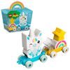 LEGO Duplo 10953 My First Unicorn Toy Train for 1.5 Year Old Boys and Girls, My First Construction Set