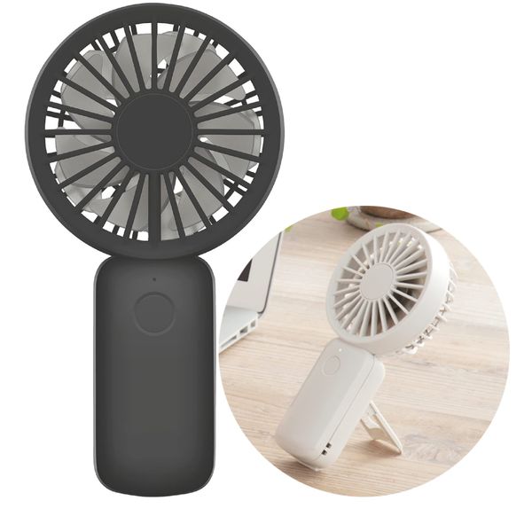 Rhythm (RHYTHM) 9ZF031RH08 Portable Fan, Power Saving, Heat Stroke Prevention, Domestic Manufacturer, Low Temperature Cool, Handy Fan, Silent, DC Motor, Double Reverse Fan, USB Rechargeable, Small,