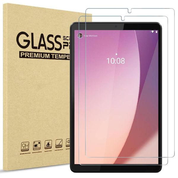 2 Pack ProCase Screen Protector for Lenovo Tab M8 2023 Gen 4/ Lenovo Tab M8 Gen 3/ Smart M8 Gen 3 2022/ Tab M8 HD/Smart Tab M8 /Tab M8 FHD 2019, Tempered Glass Screen Film Guard -Clear