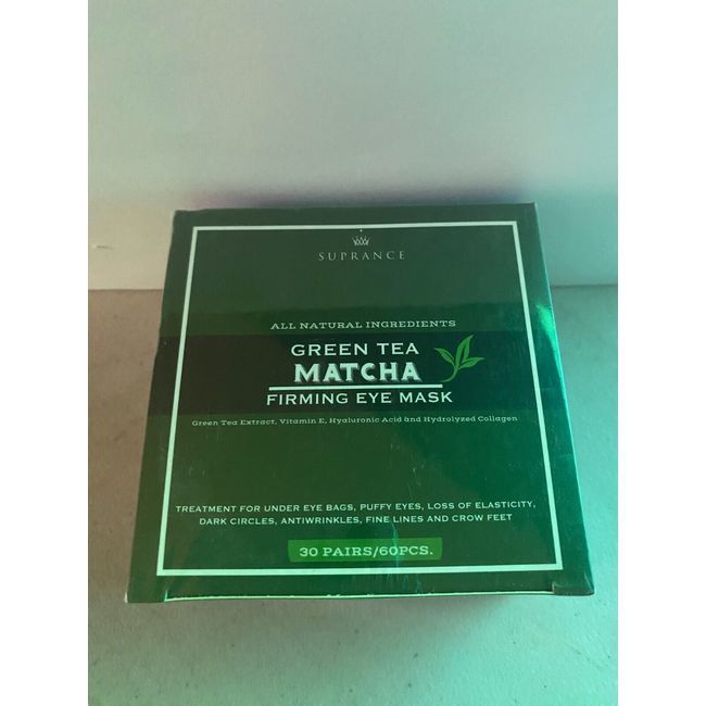 Suprance Green Tea Matcha Eye Mask Under Eye Patches Treatment for Dark Circl...