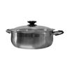 High Quality Stainless Steel Low Pot 12 Quart Lid Capsule Base Cookware