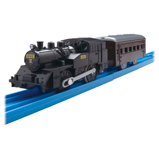 Takara Tomy PLARAIL TAKARA TOMY PLARAIL ES-08 C12 Steam Locomotive Train Toy, For Ages 3 and Up, Passed Toy Safety Standards, ST Mark Certified