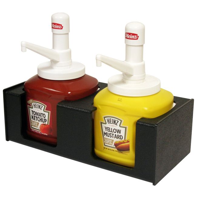 HZJ-1600 by PPM: Condiment Holder for Heinz Jugs of Mustard & Ketchup #10 Jugs - Ketchup & Mustard JUGS are NOT Included.