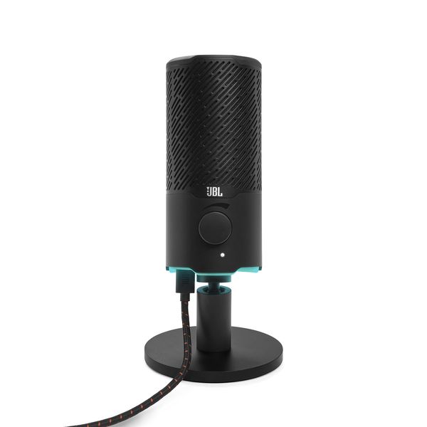 JBL QUANTUM STREAM USB Standalone Dual Capacitor USB Microphone/Telework/Gamer/Content Creator/Streamer/PC,MAC,PS4,PS5,SWITCH Compatible,Black