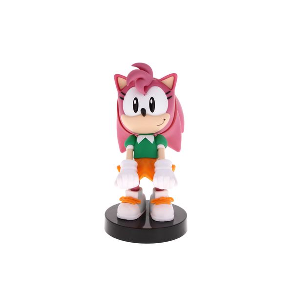 Exquisite Gaming: SEGA: Amy Rose - Original Mobile Phone & Gaming Controller Holder, Device Stand, Cable Guys, Sonic the Hedgehog Licensed Figure