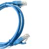 Cablix Cat 5E UTP Patch Cord with Boot, 5ft, Blue – Reliable Ethernet Cable for Fast Networking & Internet Connections