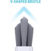 Handheld Grout Cleaner Brush V Shape Stiff Grout Cleaning Brushes for Tile Floor