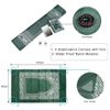 Pocket Travel Foldable Portable Waterproof Prayer Mat with Compass Red