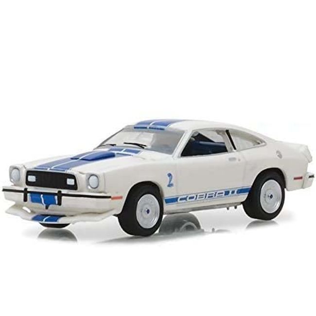 Greenlight 44790-A Charlie's Angels Jill Monroe's (Farrah Fawcett) 1976 Ford Mustang II Cobra II 1/64 Scale