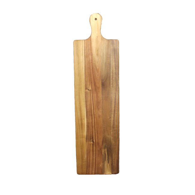BirdRock Home 31.5" Acacia Wooden Cheese Serving Board wit Handle(Small Scratch)