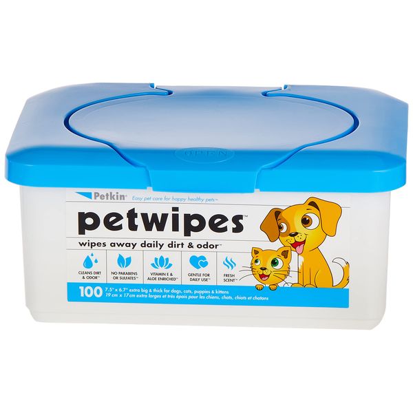 Petkin Petwipes 100 count