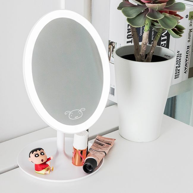 Leto Crayon Figure Wireless LED Makeup Mirror CLM-B01