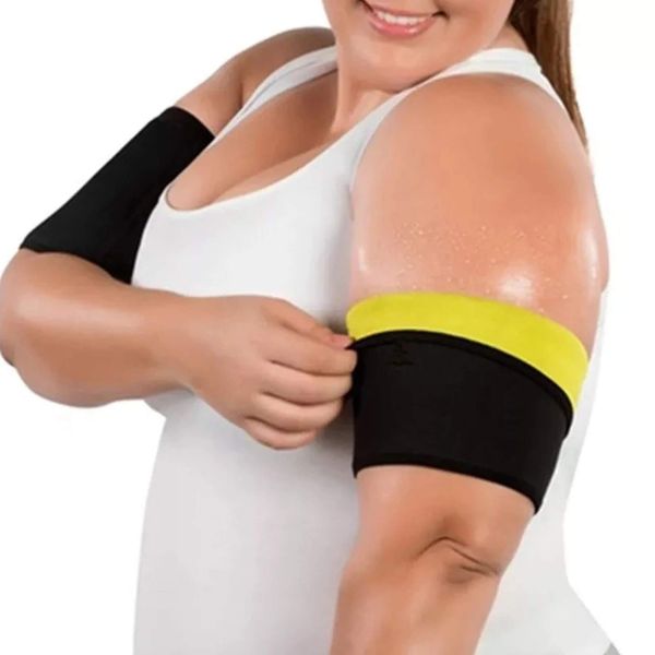 Arm Compression Sleeve,1 Neoprene Slimming Arm Shaping Wraps Compression Sleeve Upper Arm Shaper Trainer Brace(L)