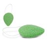 Casalfe Konjac Natural Facial Sponge 100% Biodegradable for Gentle Exfoliation - Contains Antioxidant Tea, Green