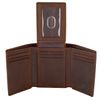 Stealth Mode Trifold Leather Wallet for Men with ID Holder and RFID Blocking (Brown)