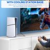 PS5 Silm Stand Vertical Controller Stand Cooling Station for PS5 PS5 Peripherals Disc/Digital