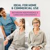 Rose Scented Super Absorbent Commode Pads - Medical Grade Value Pack 250 Count -