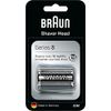 Braun Series 8 83M Electric Shaver Head Replacement - Silver - Compatible with Series 8