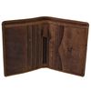 Visconti Mens Compact Leather Shirt Wallet Hunter Range (Oiled Tan)