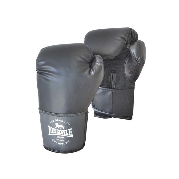 Lonsdale Kids Essential Gloves Black Junior