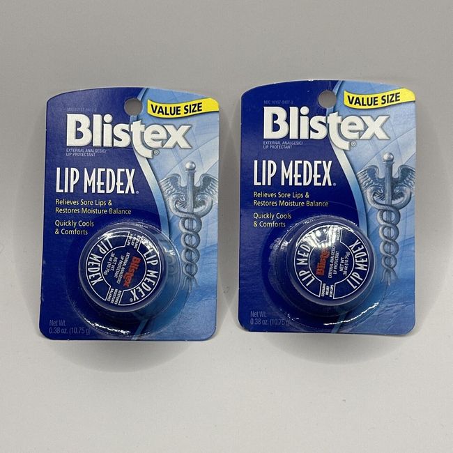 Blistex Lip Medex, Lip Moisturizer Lot Of 2 Brand New