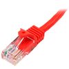 StarTech.com 5m Red Cat5e Patch Cable with Snagless RJ45 Connectors - Long Ethernet Cable - 5 m Cat 5e UTP Cable (45PAT5MRD)