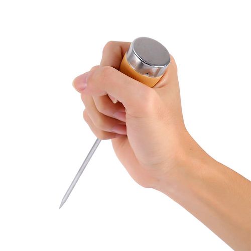 Ice Pick with Wooden Handle, Ice Pick Ice Breaking Ice Pick Wood Handle Ice Pick Crusher Icepick with Sheath for Kitchen Bar