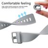 Panda Bobo Strap for Fitbit Versa 2/Fitbit Versa/Versa Lite/Versa SE Strap, Soft Silicone Sport Replacement Straps (Small, Pack B - 3 Straps)