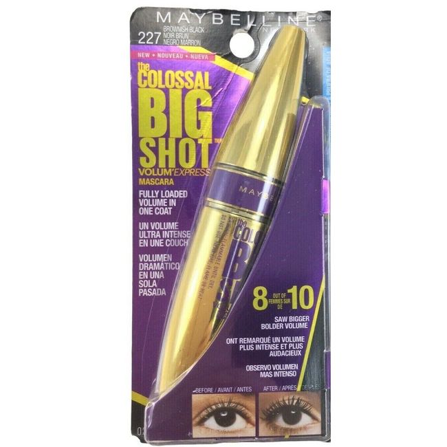 Maybelline ~ The Colossal Big Shot Volum'Express Mascara ~ 227 Brownish Black