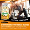 Vitamin D3 K2 Softgel Capsules Extra Strength D3 K2 Supplements 3 Months Supply